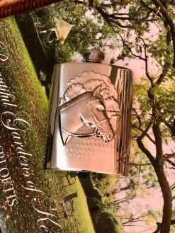 J. Earl And Sons Horse Head Flask Tailgate + Flasks + Merch