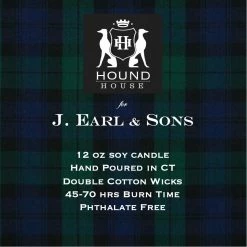 Hound House For J. Earl & Sons - Signature Candle Books + Candles + Playing Cards + Gift Cards