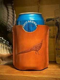 J. Earl & Sons Tailgate + Flasks + Merch Signature Harness Leather Koozie