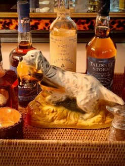 J. Earl & Sons Vintage Hunting Dog With Pheasant Decanter Antique + Vintage