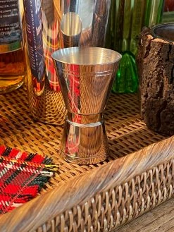 J. Earl And Sons Pewter Double Jigger