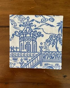 J. Earl & Sons Lucite Cocktail Napkin Box Set Cocktail Napkins + Bar Towels + Coasters