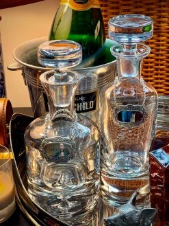 J. Earl & Sons Decanters + Tags Lead-Free Crystal Decanters - Multiple Sizes