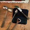 J. Earl & Sons Vintage Faux Antler Bar Tools - Set 4 Antique + Vintage