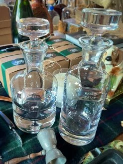 J. Earl & Sons Decanters + Tags Brown Water Decanter Tag