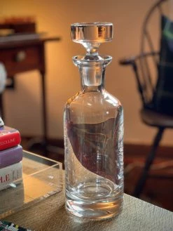 J. Earl & Sons Decanters + Tags Lead-Free Crystal Decanters - Multiple Sizes