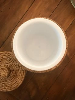 J. Earl & Sons Rattan Ice Bucket
