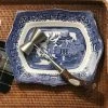 J. Earl & Sons Vintage Blue + White Tray - Large