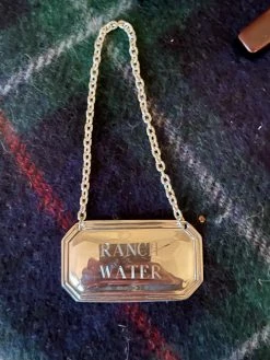 J. Earl & Sons Ranch Water Decanter Tag