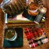 J. Earl & Sons Cocktail Napkins + Bar Towels + Coasters Signature Tartan Cocktail Napkins - Set 4