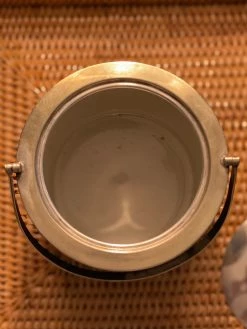 J. Earl & Sons Vintage Blue Hunting Scene Ice Bucket