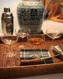 J. Earl & Sons Vintage Etched Coupes - Set 10 Antique + Vintage