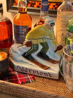 J. Earl & Sons Vintage Skier Decanter Antique + Vintage