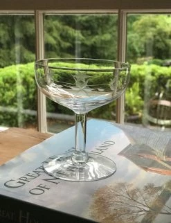 J. Earl & Sons Vintage Etched Coupes - Set 10 Antique + Vintage