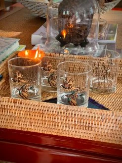 J. Earl & Sons Vintage Mallards & Cattails DOF Glasses - Set 4 Antique + Vintage